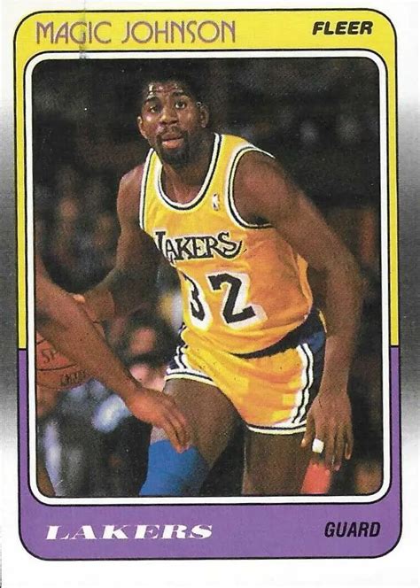 For kids in the day this might have seemed like a great deal. . Most valuable magic johnson cards
